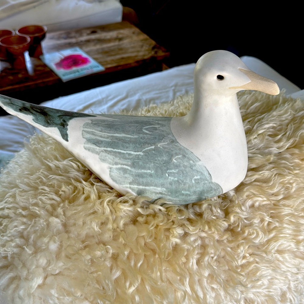 Anderson Design Studio Pottery Seagull Figurine Matte Glaze
